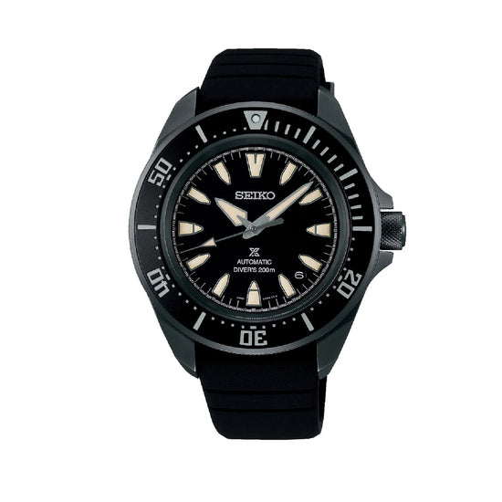 Orologio automatico Seiko in acciaio color nero da uomo SE.SRPL15K1