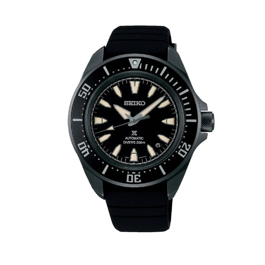 Orologio automatico Seiko in acciaio color nero da uomo SE.SRPL15K1