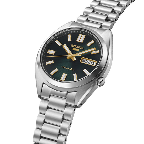 Orologio automatico Seiko 5 Sport SNXS acciaio colore verde MISURA UNICA