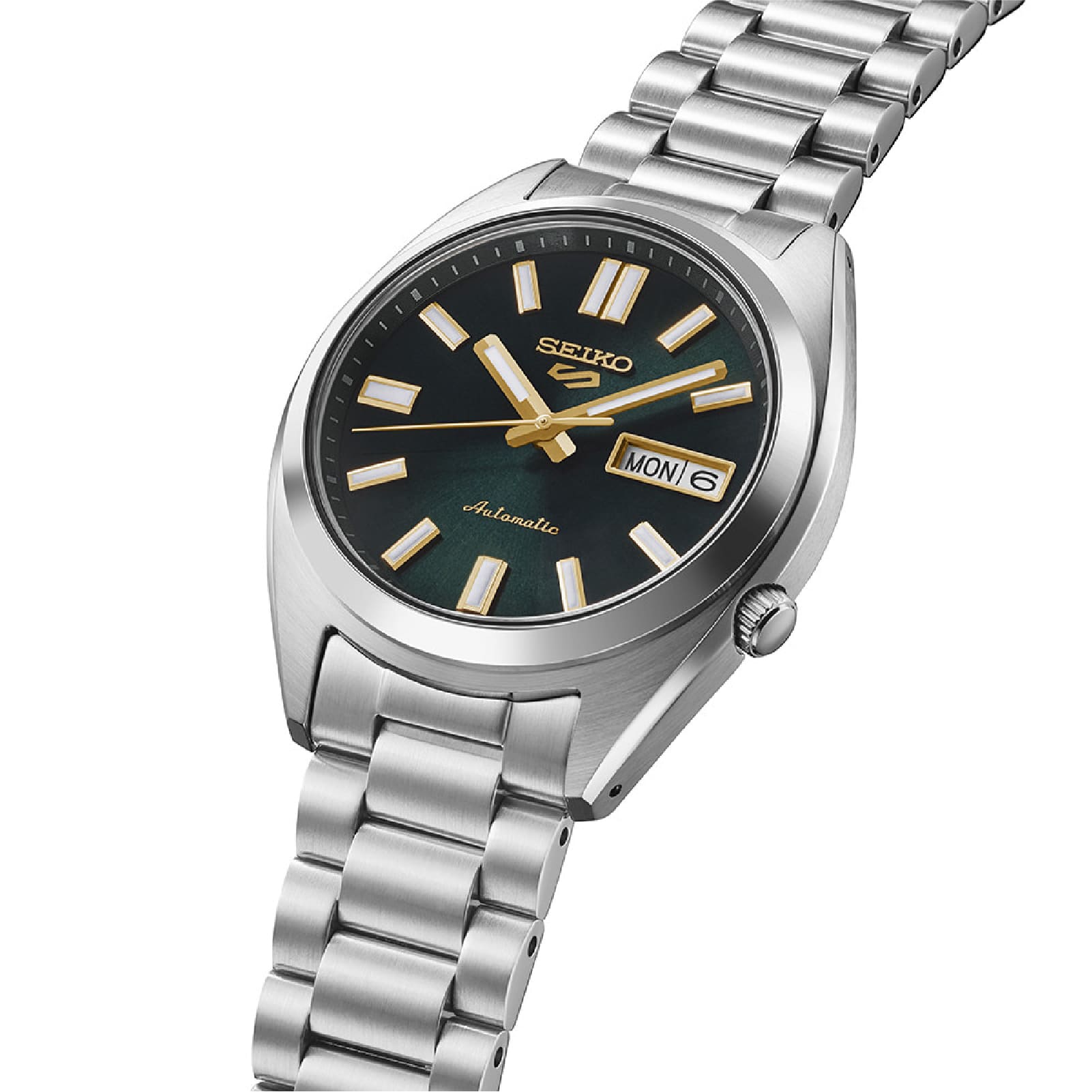 Orologio automatico Seiko 5 Sport SNXS acciaio colore verde MISURA UNICA