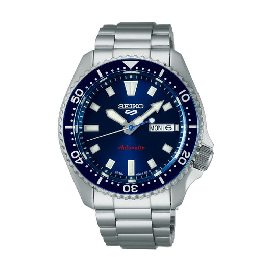 Orologio automatico da uomo Seiko SKX vintage di colore blu
