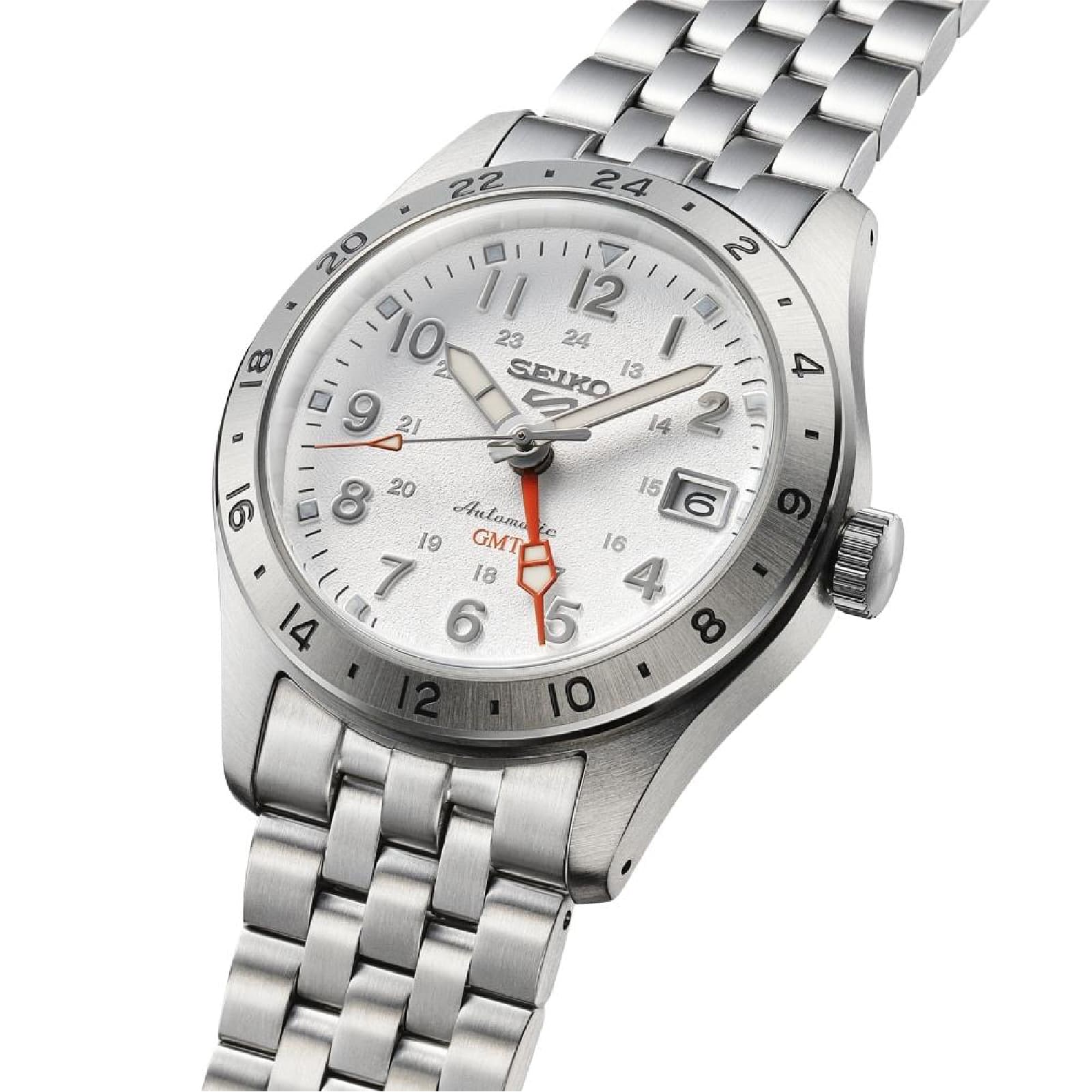 Orologio automatico Seiko 5 Sports quadrante bianco 39mm MISURA UNICA