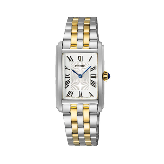 Orologio solo tempo Seiko in acciaio bicolor da donna MISURA UNICA