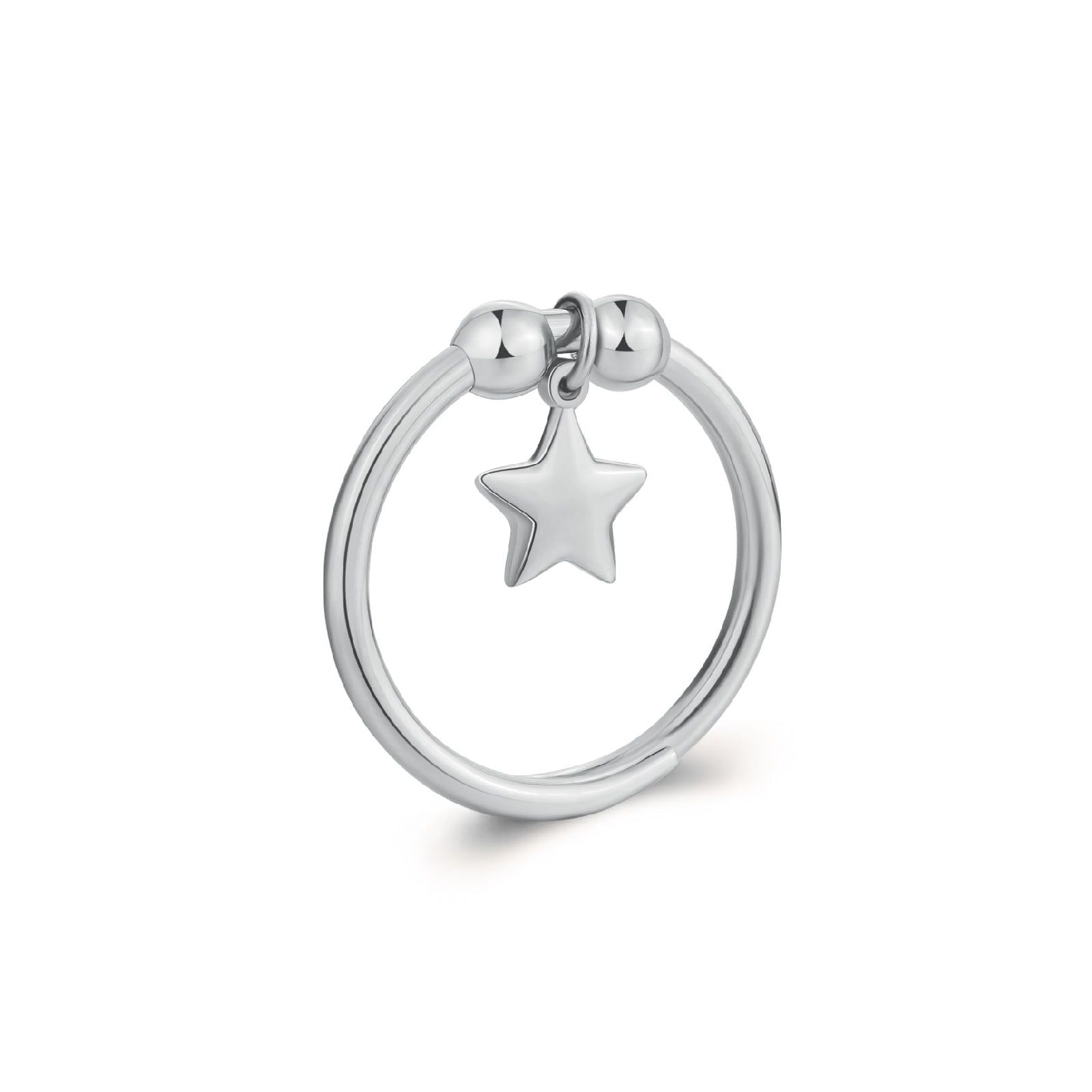 Anello donna S'agapõ Feelings acciaio ciondolo stella SFE32-1