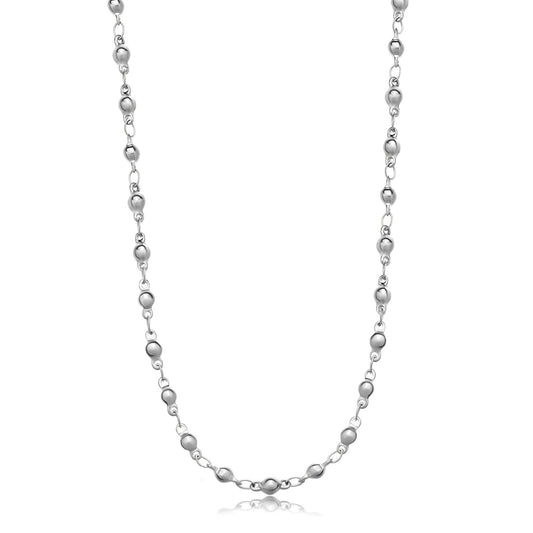 Collana donna S'agapõ Chunky in acciaio con catena a pallini SHK77-1