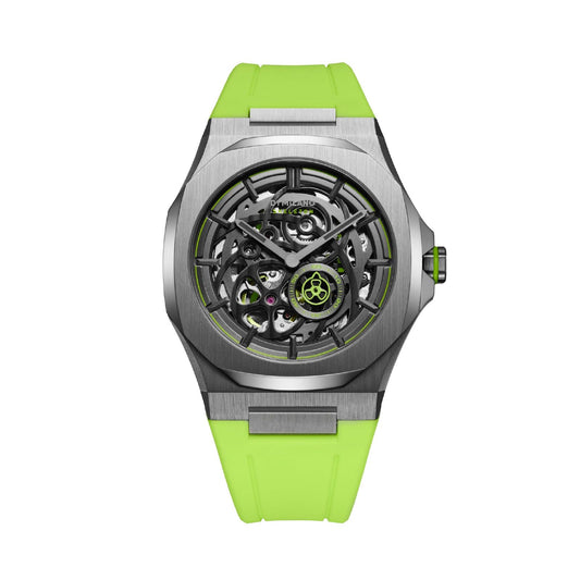 Orologio D1 Milano Slice Lime uomo cinturino verde lime e cassa 41,5 mm SKRJ15-1