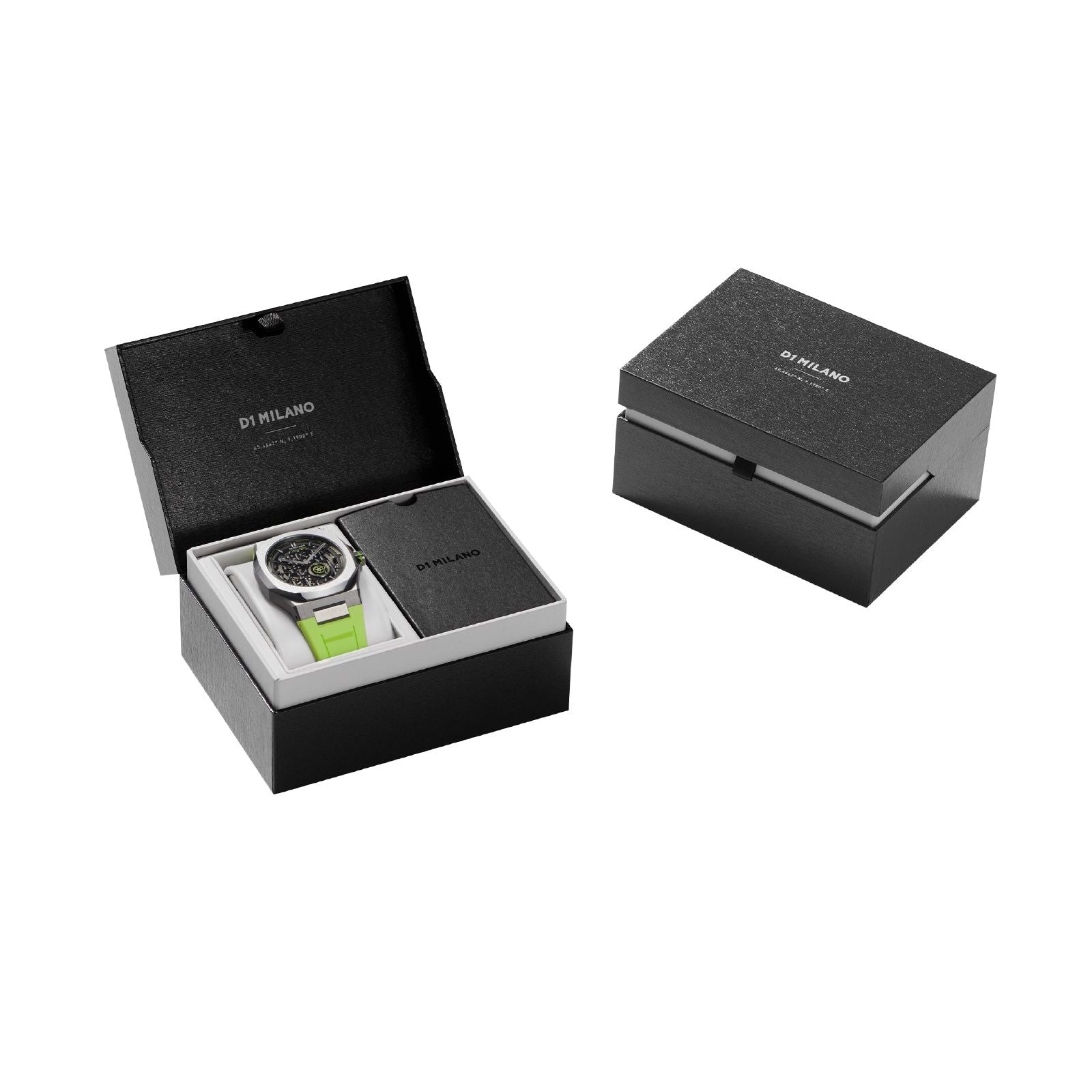 Orologio D1 Milano Slice Lime uomo cinturino verde lime e cassa 41,5 mm SKRJ15-5