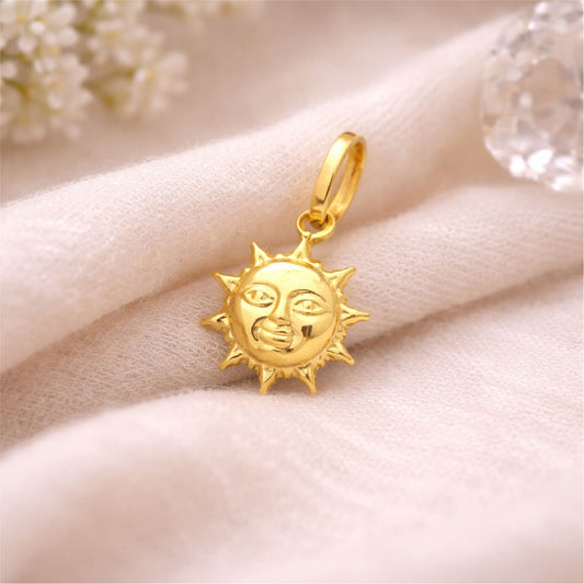 Ciondolo Joy Gioielli oro giallo 18 KT con sole MISURA UNICA