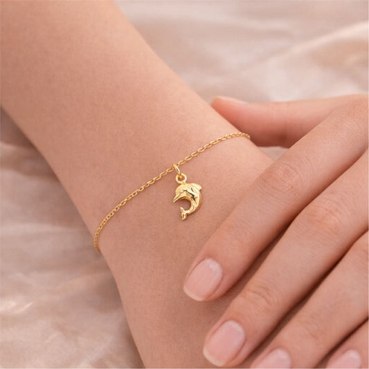 Ciondolo Joy Gioielli in oro giallo 18 kt a forma di delfino MISURA UNICA