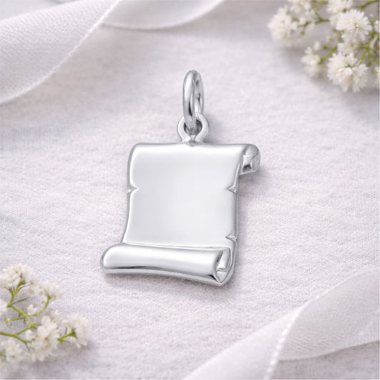 Ciondolo Joy Gioielli oro bianco 18 KT con pergamena MISURA UNICA