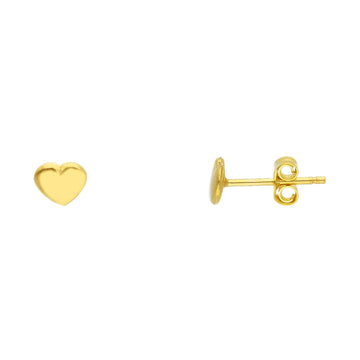 Orecchini lobo JOY Gioielli Oro in oro 9KT giallo a cuore MISURA UNICA