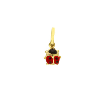 Ciondolo JOY Gioielli Oro in oro 9KT con coccinella rossa MISURA UNICA
