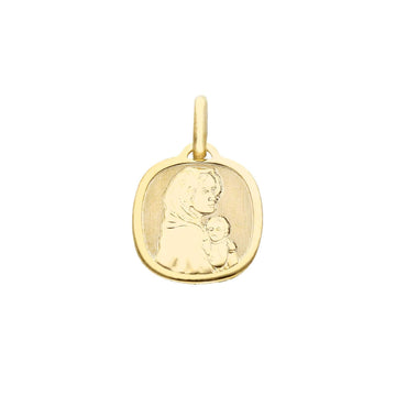 Ciondolo Joy Gioielli in oro giallo 9kt con madonna e bambino MISURA UNICA