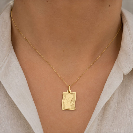 Ciondolo Joy Gioielli in oro giallo 9kt con angioletto MISURA UNICA