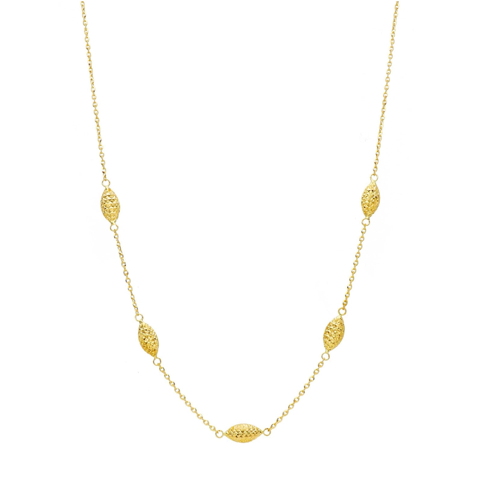 Collana Joy Gioielli in oro giallo 18 kt con elementi sferici MISURA UNICA