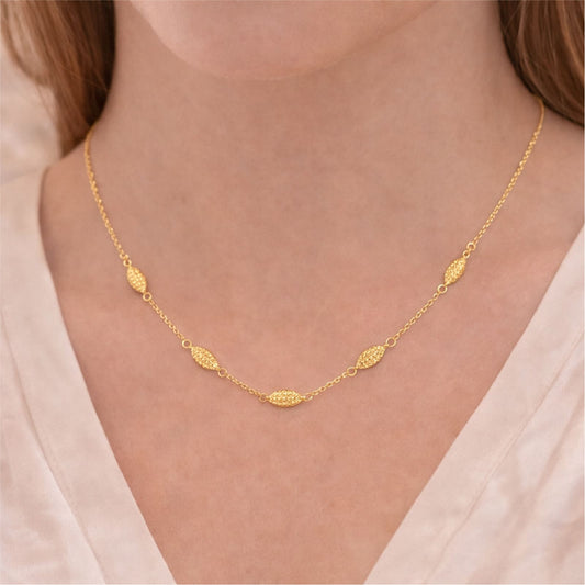 Collana Joy Gioielli in oro giallo 18 kt con elementi sferici MISURA UNICA