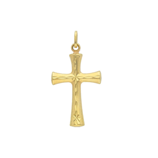 Ciondolo Joy Gioielli in oro giallo 9 KT a forma di croce MISURA UNICA