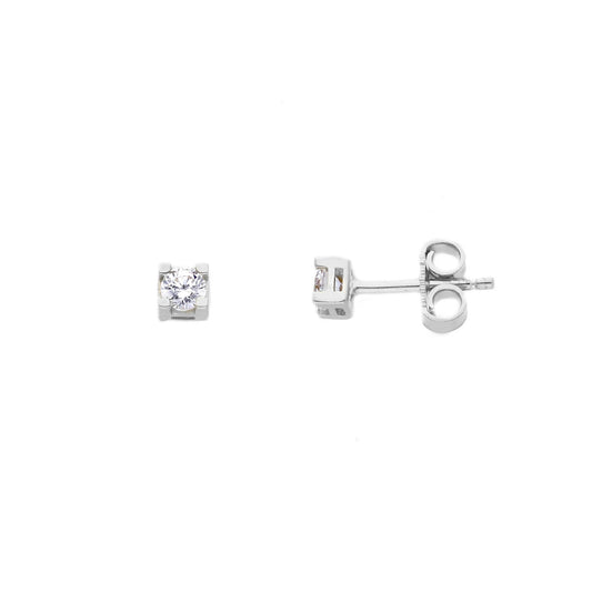 Orecchini a punto luce JOY Gioielli Oro in oro 9KT bianco MISURA UNICA