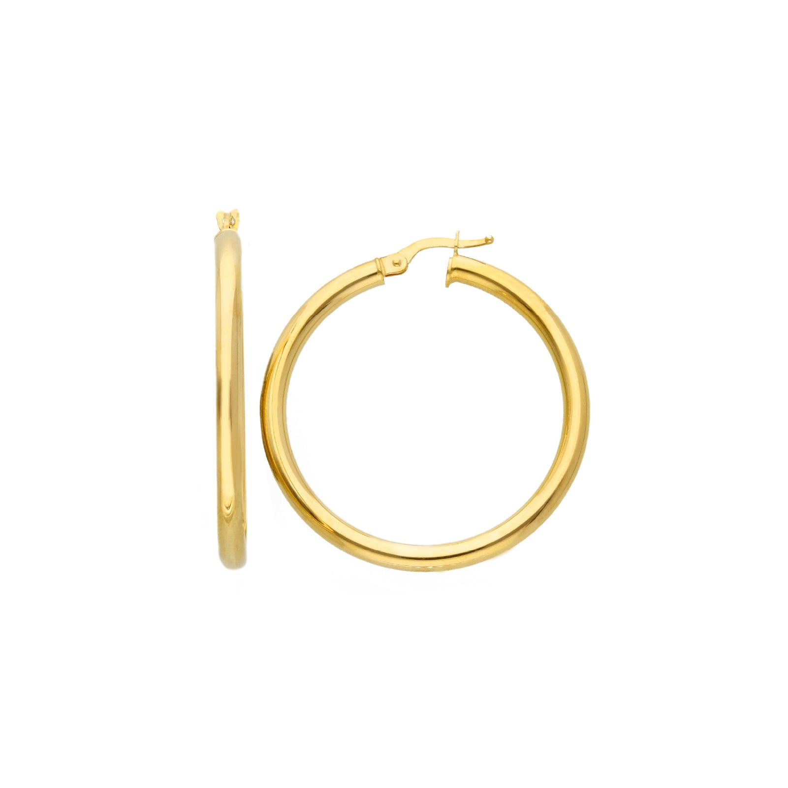 Orecchini da donna JOY Gioielli Oro in oro 9KT di 30 mm MISURA UNICA