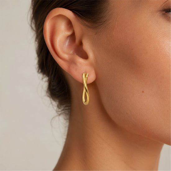Orecchini ovali Joy Gioielli in oro giallo 9kt da donna MISURA UNICA
