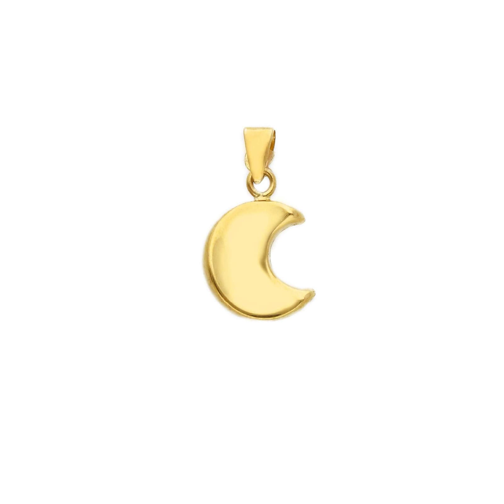 Ciondolo Joy Gioielli in oro giallo 9 KT luna pendente MISURA UNICA