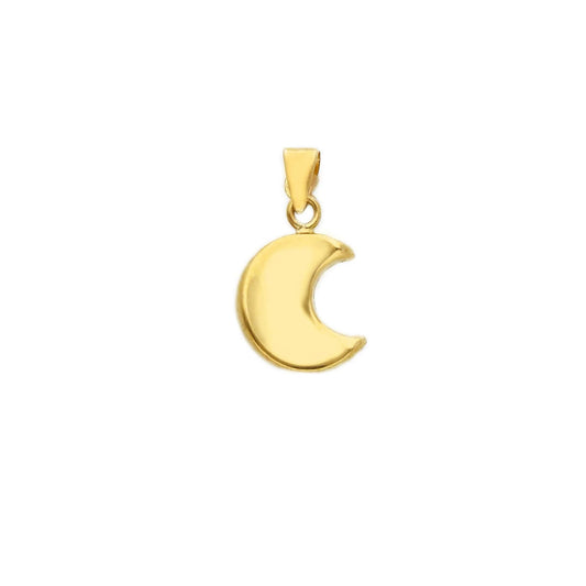 Ciondolo Joy Gioielli in oro giallo 9 KT luna pendente MISURA UNICA