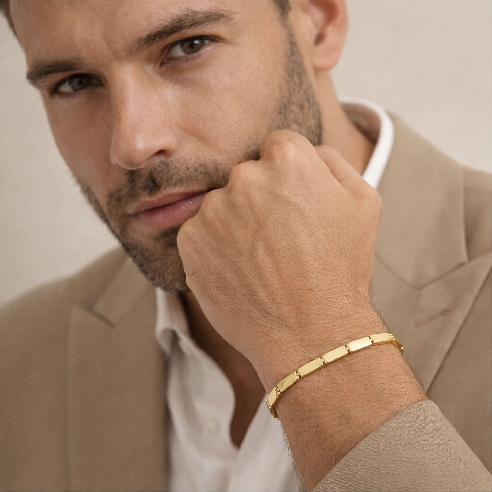 Bracciale Joy Gioielli oro giallo 18 kt  catena 21 cm uomo 21 cm