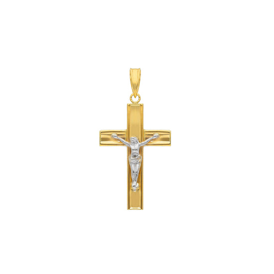 Ciondolo JOY Gioielli Oro in oro 9KT bicolor con Cristo MISURA UNICA