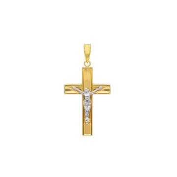 Ciondolo JOY Gioielli Oro in oro 9KT bicolor con Cristo MISURA UNICA