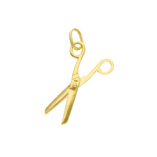 Ciondolo Joy Gioielli 18 KT in oro giallo forma di forbice MISURA UNICA