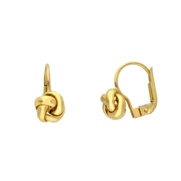 Orecchini monachella Joy Gioielli oro 18 kt con intreccio MISURA UNICA