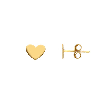Orecchini a cuore da donna JOY Gioielli in oro 9KT giallo MISURA UNICA