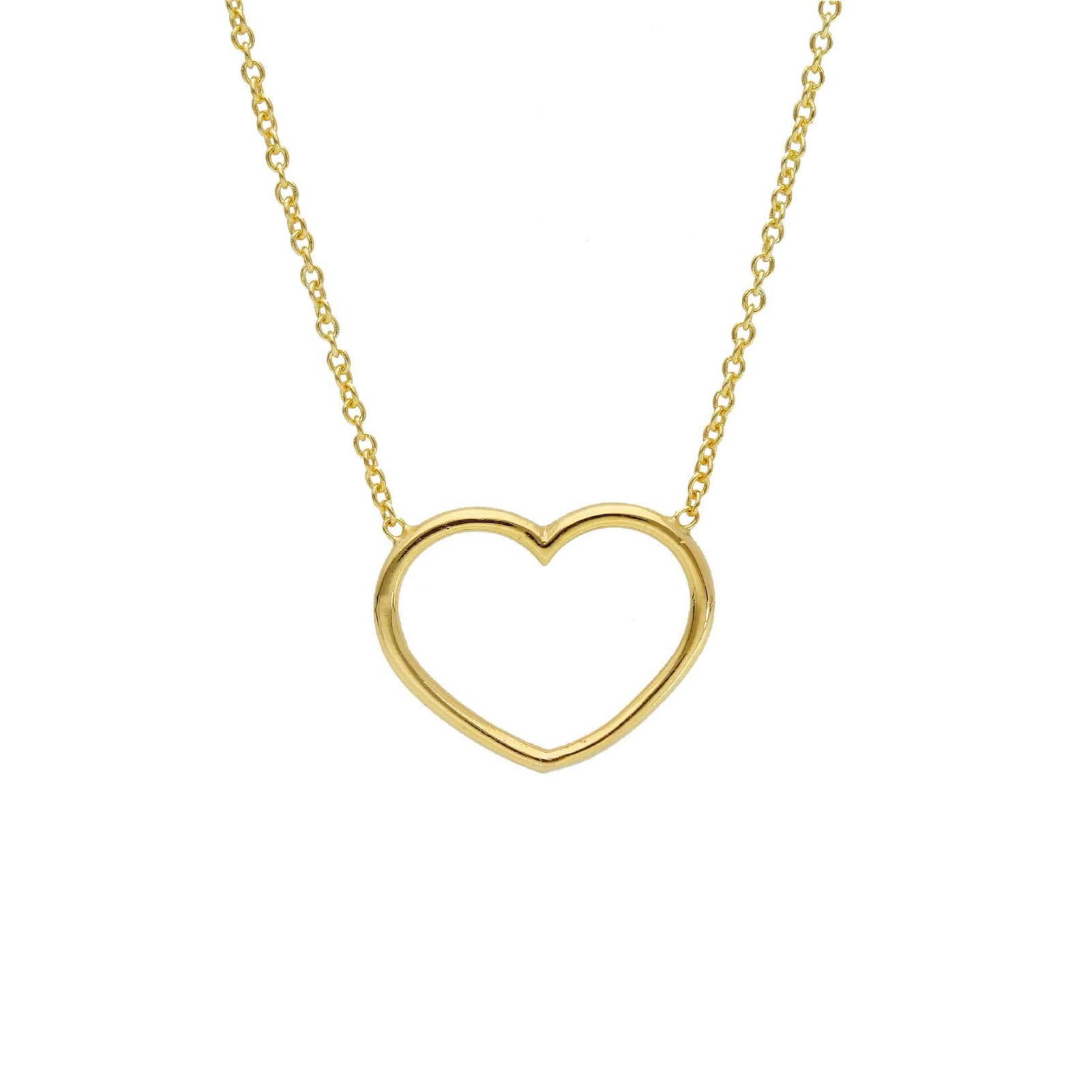 Collana Joy Gioielli in oro giallo 9 KT con cuore centrale MISURA UNICA