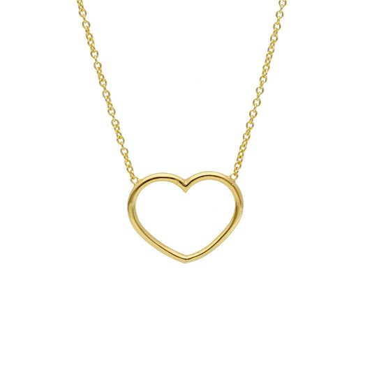 Collana Joy Gioielli in oro giallo 9 KT con cuore centrale MISURA UNICA