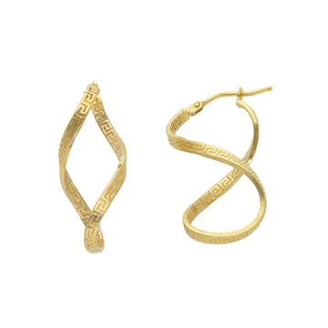 Orecchini pendenti Joy Gioielli in oro giallo 9 KT decorati MISURA UNICA
