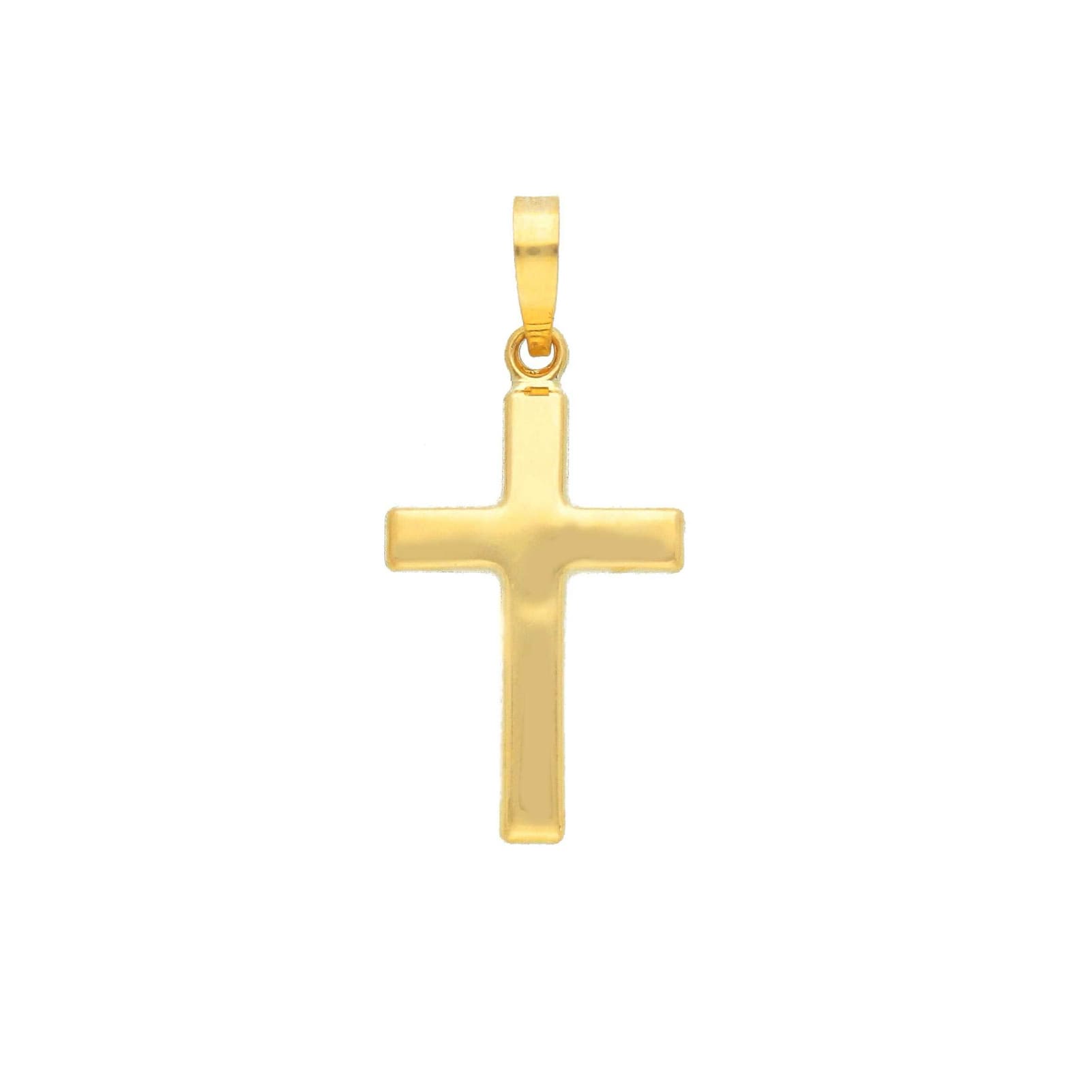 Ciondolo Joy Gioielli in oro giallo 9kt a forma di croce unisex MISURA UNICA