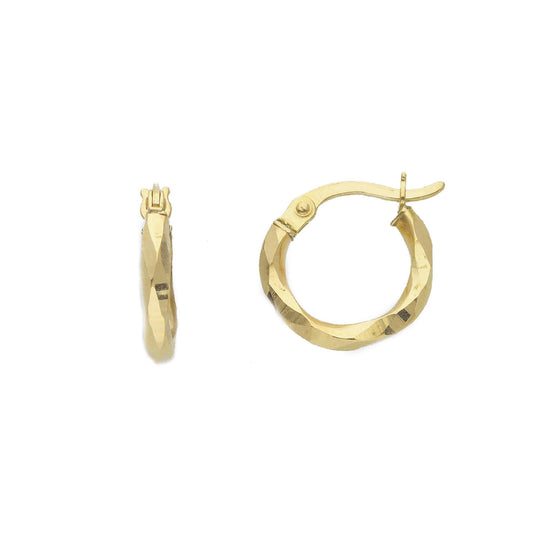 Orecchini cerchio donna JOY Gioielli Oro in oro giallo 9KT MISURA UNICA