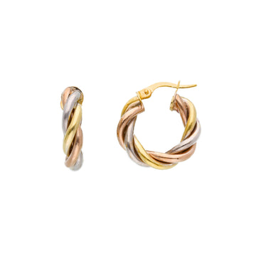 Orecchini JOY Gioielli Oro in oro 9KT giallo, bianco e rosé MISURA UNICA