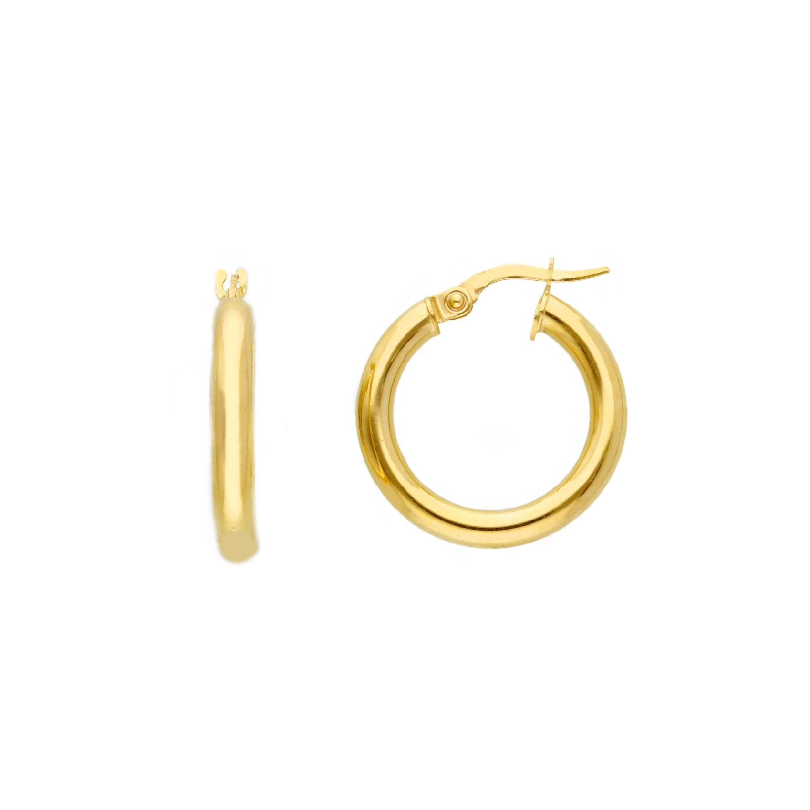 Orecchini da donna JOY Gioielli Oro in oro 9KT di 15 mm MISURA UNICA