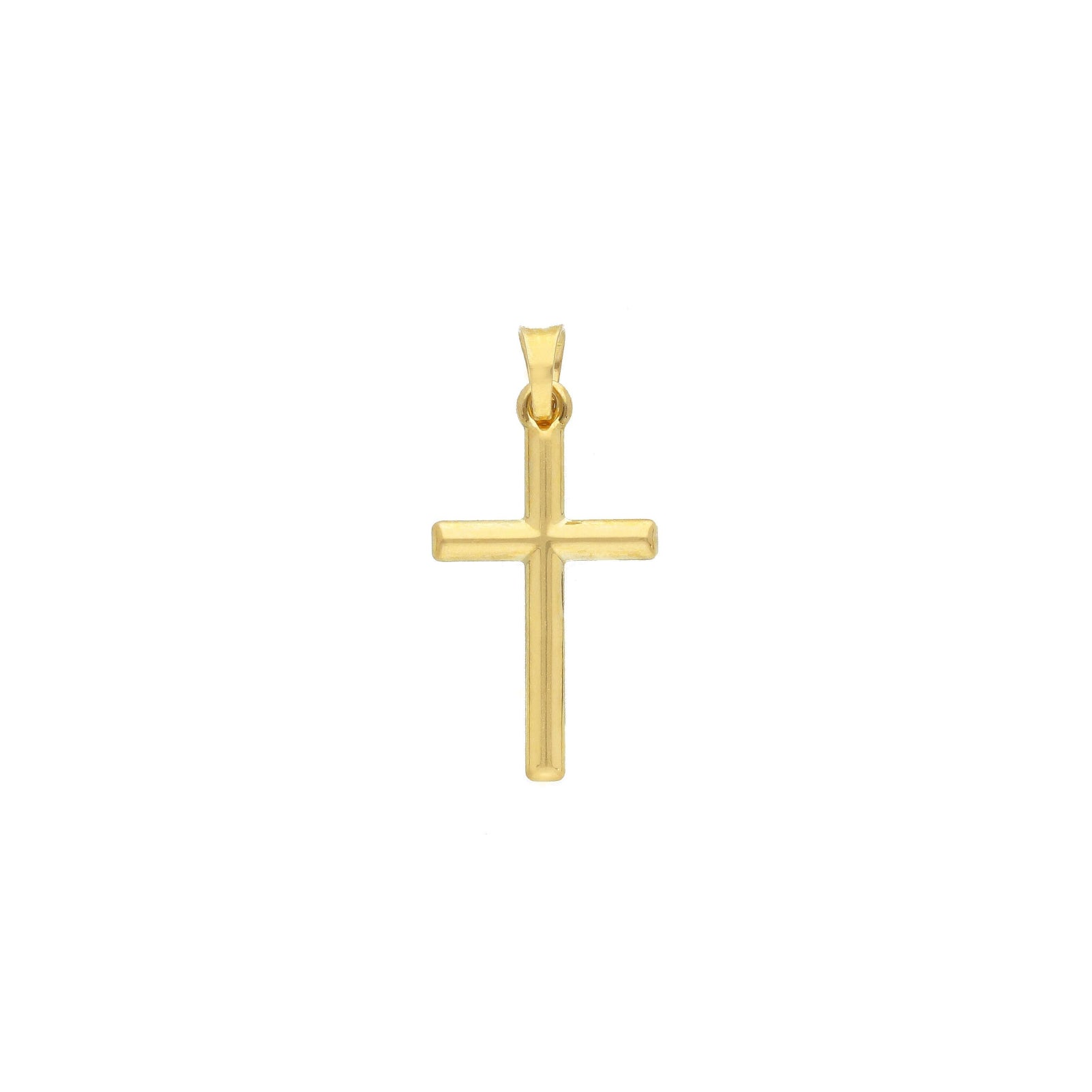 Ciondolo unisex JOY Gioielli in oro 9KT a forma di croce MISURA UNICA