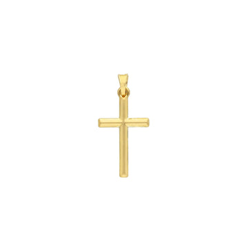 Ciondolo unisex JOY Gioielli in oro 9KT a forma di croce MISURA UNICA