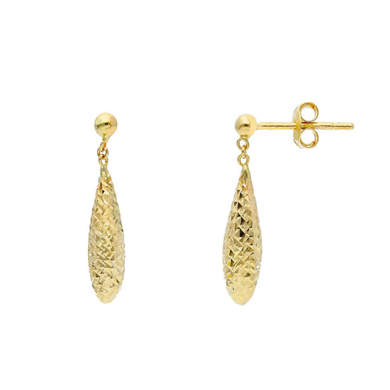 Orecchini pendenti Joy Gioielli oro giallo 18 kt a goccia MISURA UNICA