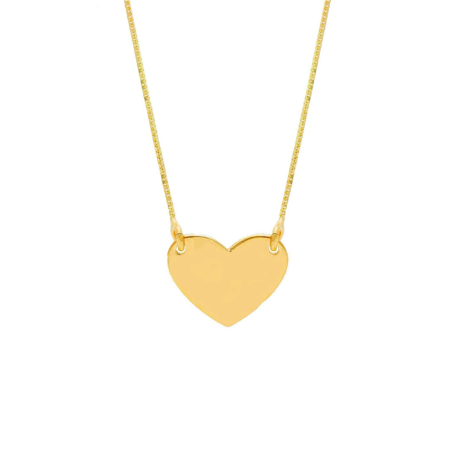 Collana girocollo Joy Gioielli in oro giallo 9 KT con cuore MISURA UNICA