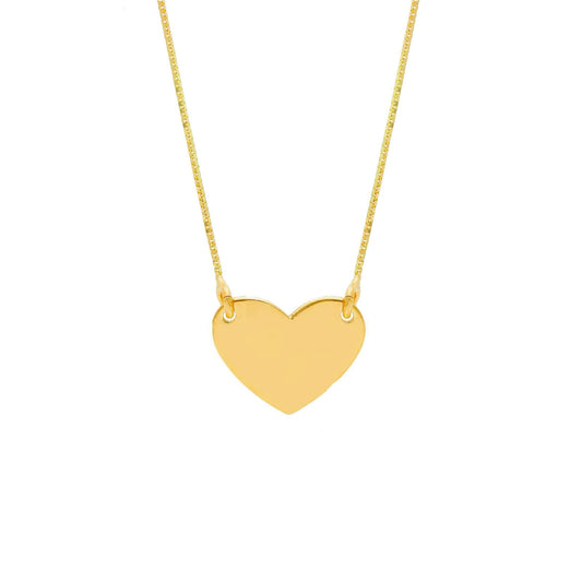 Collana girocollo Joy Gioielli in oro giallo 9 KT con cuore MISURA UNICA