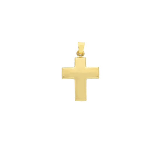 Ciondolo JOY Gioielli Oro in oro 9KT giallo croce spessa MISURA UNICA