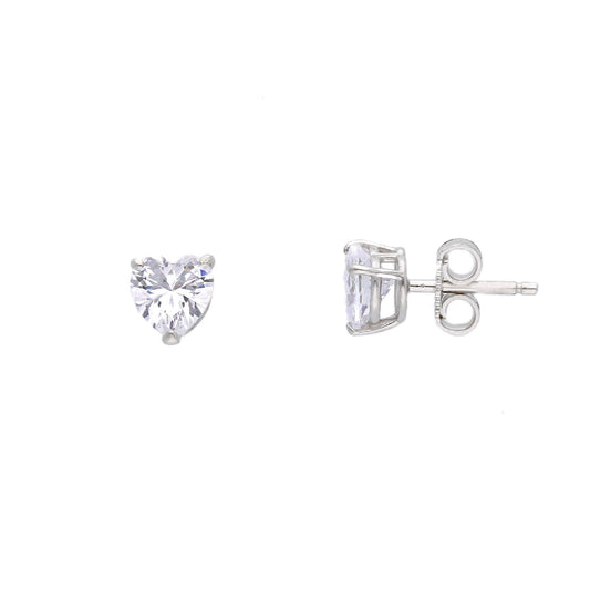Orecchini a cuore donna JOY Gioielli Oro in oro 9KT zircone MISURA UNICA