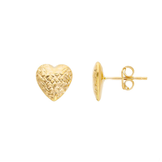 Orecchini a lobo in oro giallo 18kt a nodo Orecchini a lobo in oro giallo 18kt a nodo