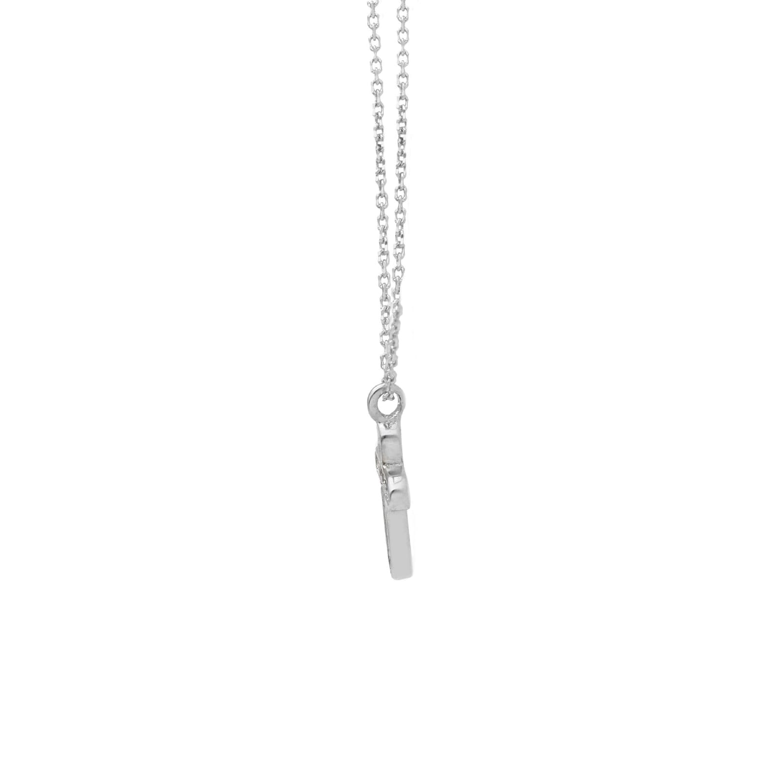 Collana Joy Gioielli in oro bianco 18 kt con croce diamantata MISURA UNICA