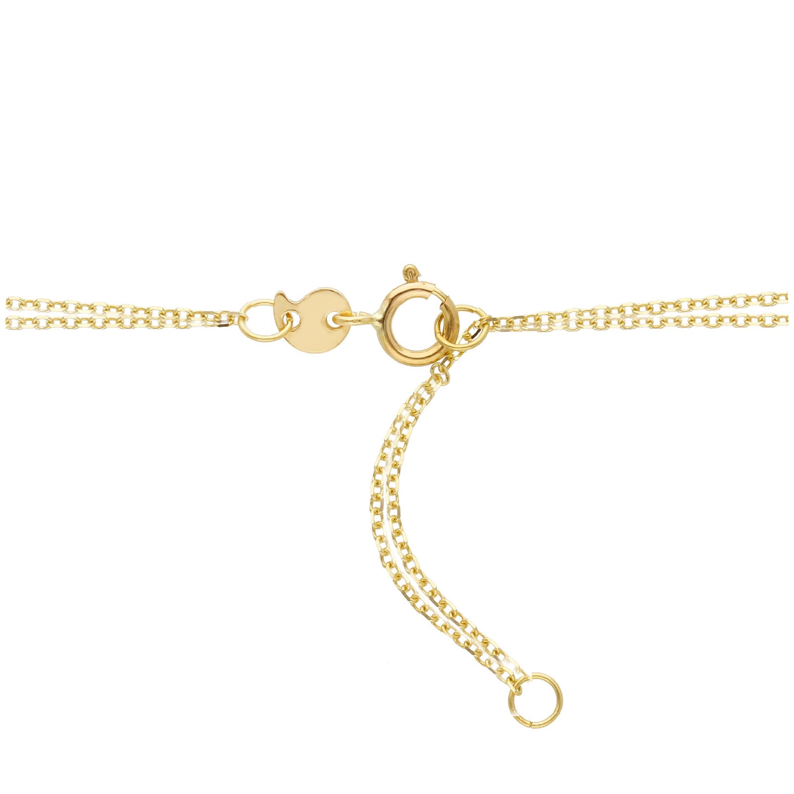 Collana girocollo JOY Gioielli in oro giallo 9KT con cuore MISURA UNICA