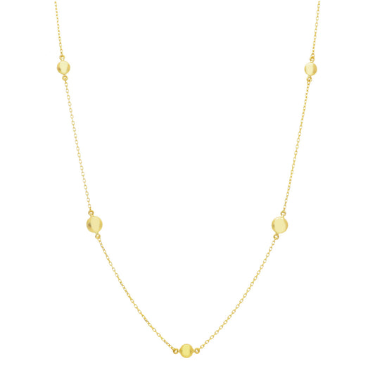 Collana donna JOY Gioielli Oro in oro 9KT e piccole sfere MISURA UNICA